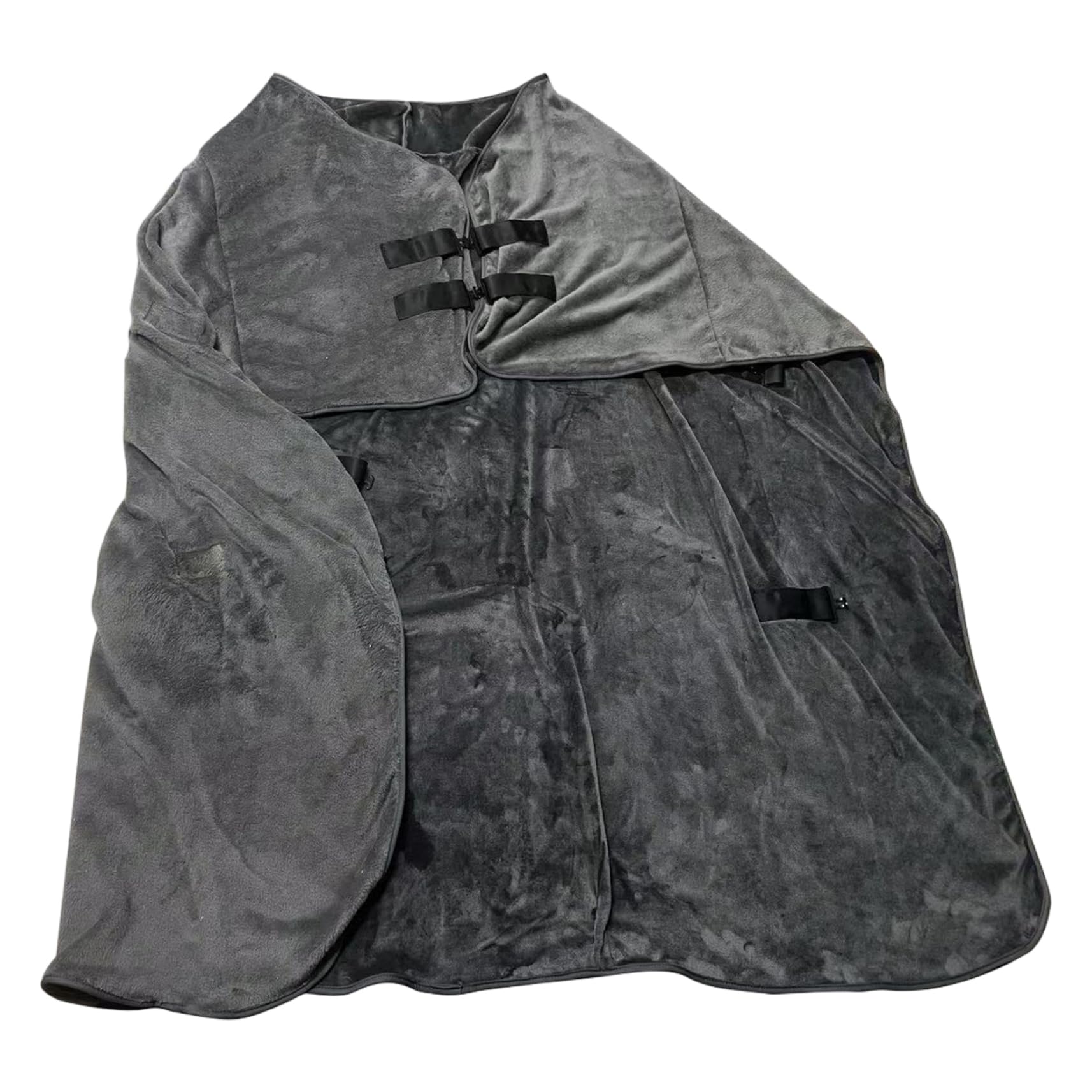 Manta de caballo para invierno de 71x71 pulgadas, mantas de caballo de franela ajustables para clima frío, manta cálida y estable para caballos reales