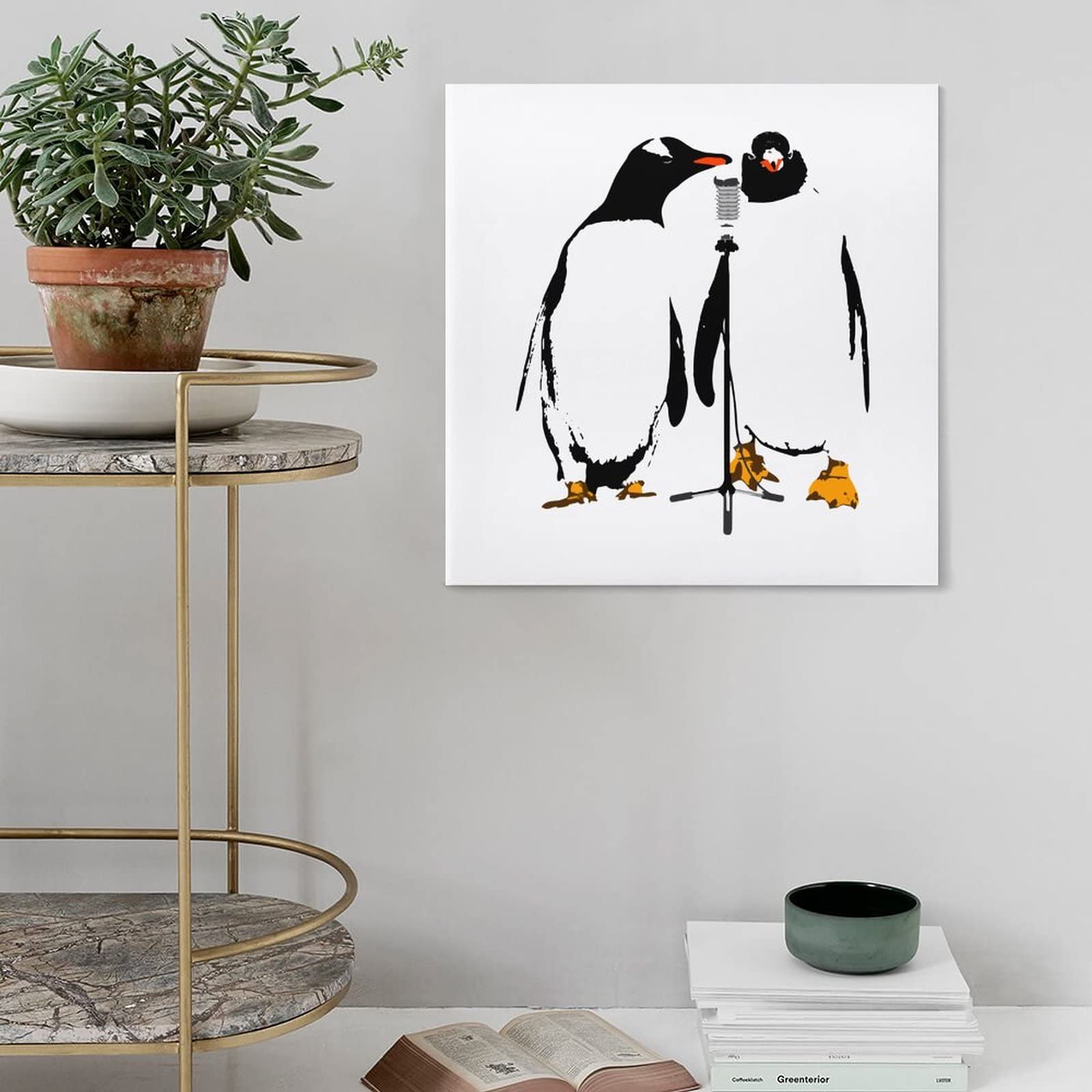 Amazon.co.jp: アートパネル お笑い芸人のペンギン アニメ アート