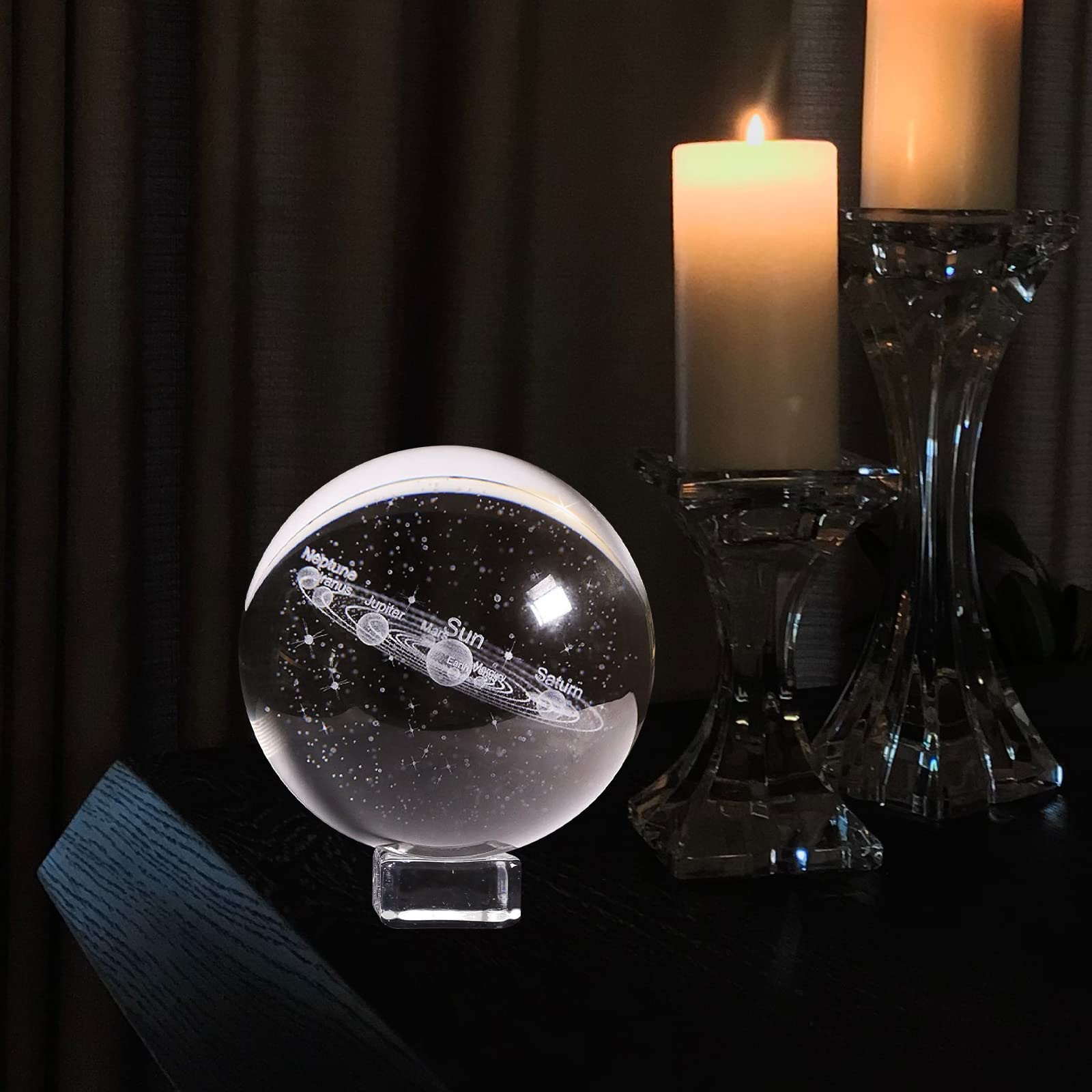 Bola de cristal LED 3D Sistema Solar planetas bola de cristal decoración del hogar adorno de regalo del Día de San Valentín Compra barata en Bola de cristal LED 3D Sistema Solar planetas bola de cristal decoración del hogar adorno de regalo del Día de San Valentín Compra barata en