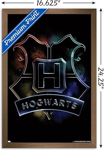 Vista 67 de Trends International Harry Potter - Póster mágico de pared con escudo de Hogwarts, 14.725 x 22.375 pulgadas, versión premium sin marco