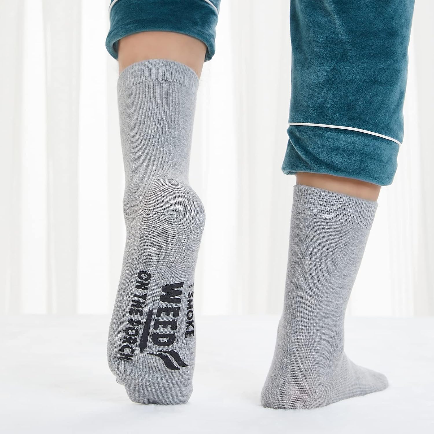 Funny Socks: Stoner Gift, Words on Socks, Funny Gift for Smokers and Potheads