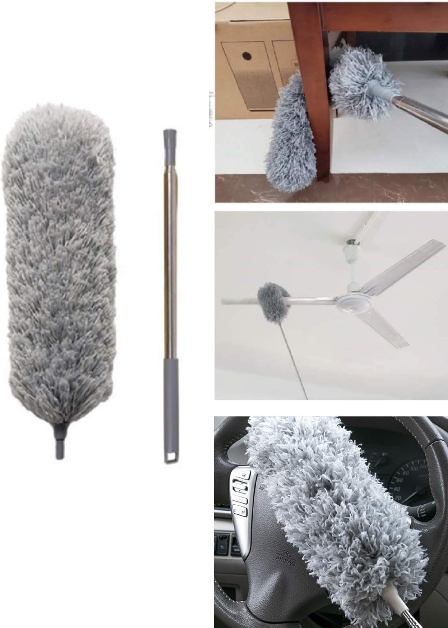 Staubwedel Mit Teleskopstiel, Bis 120 Cm (Neu Und Originalverpackt) In - Foto 11