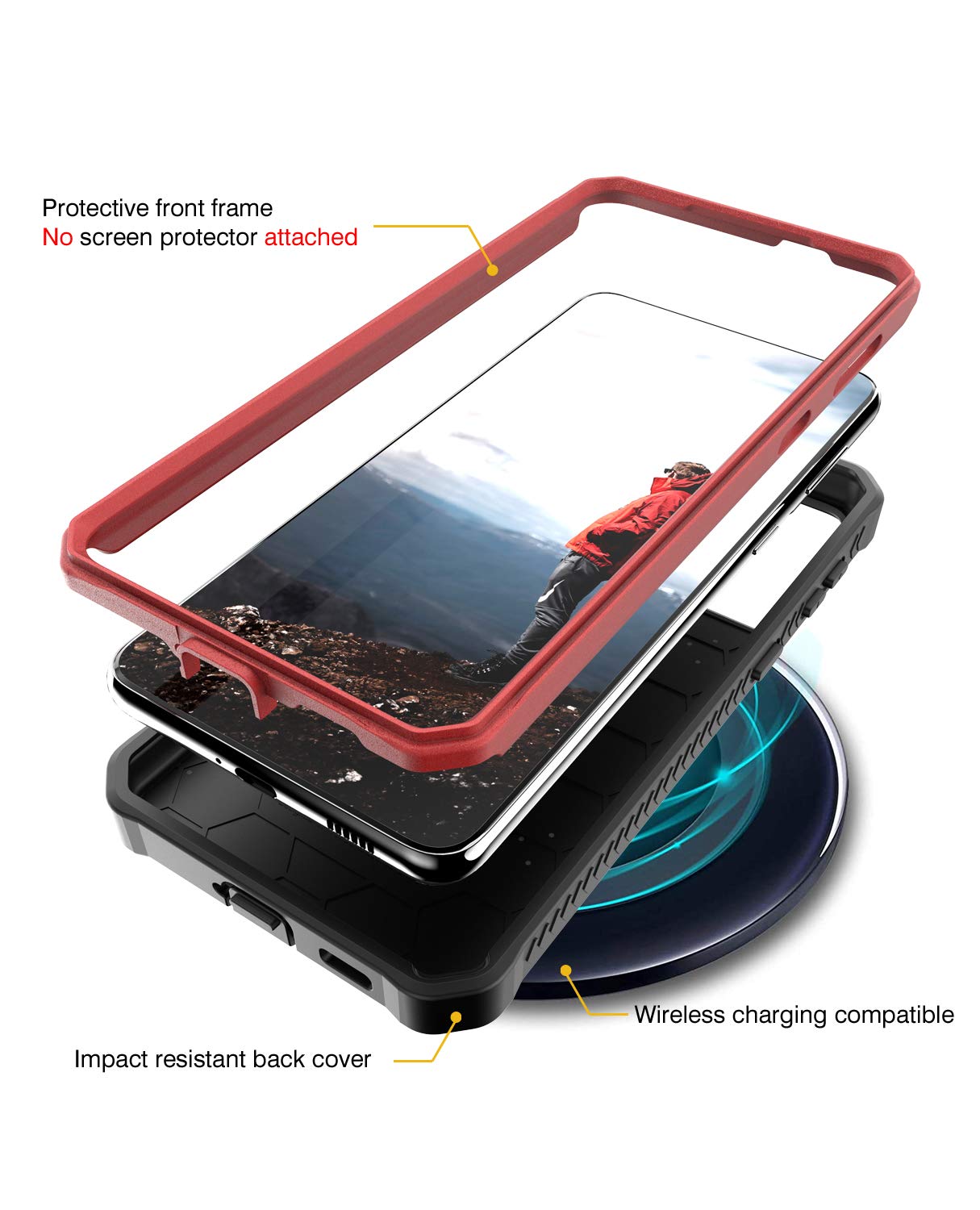 Armadillotek Vanguard Compatible With Samsung Galaxy S21 Plus Case