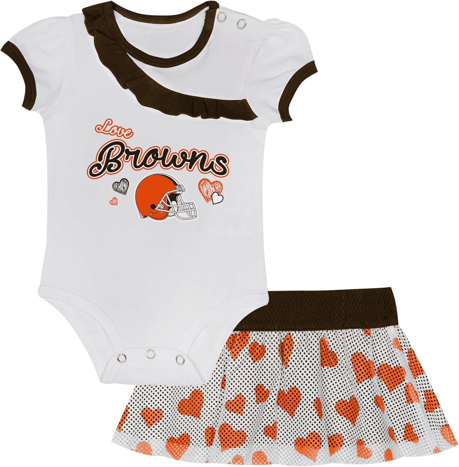 Outerstuff Infant NFL Love My Team Bodysuit & Skirt Set