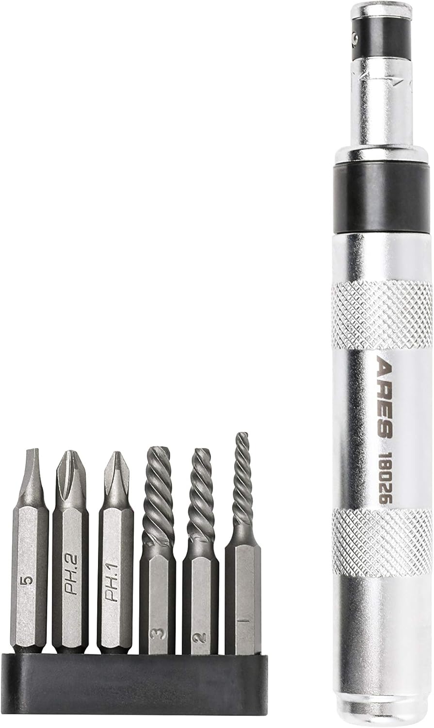 ARES 180261/4Inch Drive Manual Reversible Impact Driver Includes 6