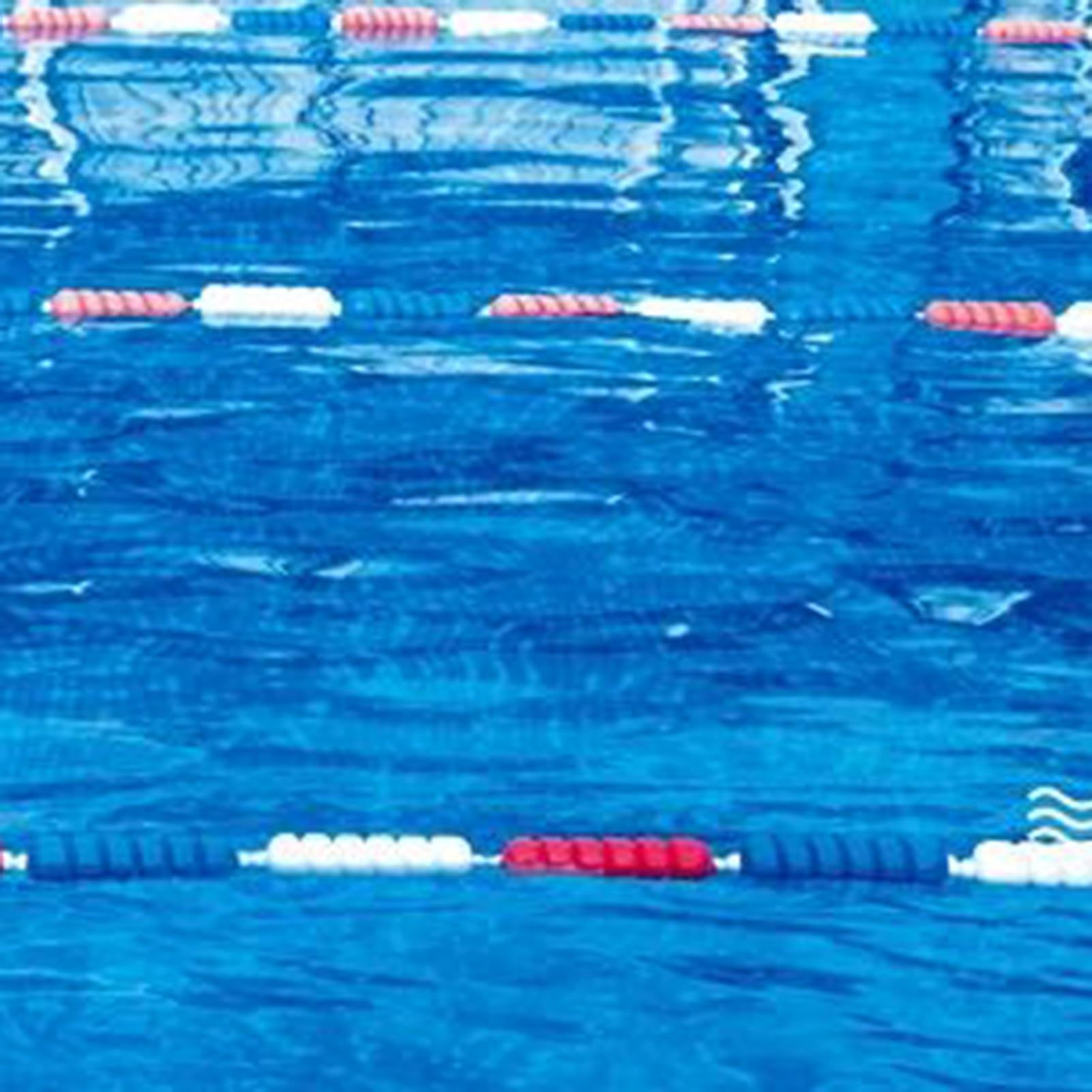Kit di corda galleggiante per piscina, resistente ai raggi UV, 9 m, in nylon, con guinzaglio per divisori di corsia e boe, perfetta per gare di nuoto, allenamento e sicurezza in piscina