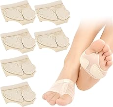 VEGCOO 3 Pairs of Non-Slip Foot Pads Thongs Foot Ballet Dance Toe Pad Dancing Pads Forefoot Pads Metatarsal Pads Thong Foot for Dance Foot Cushion (L)