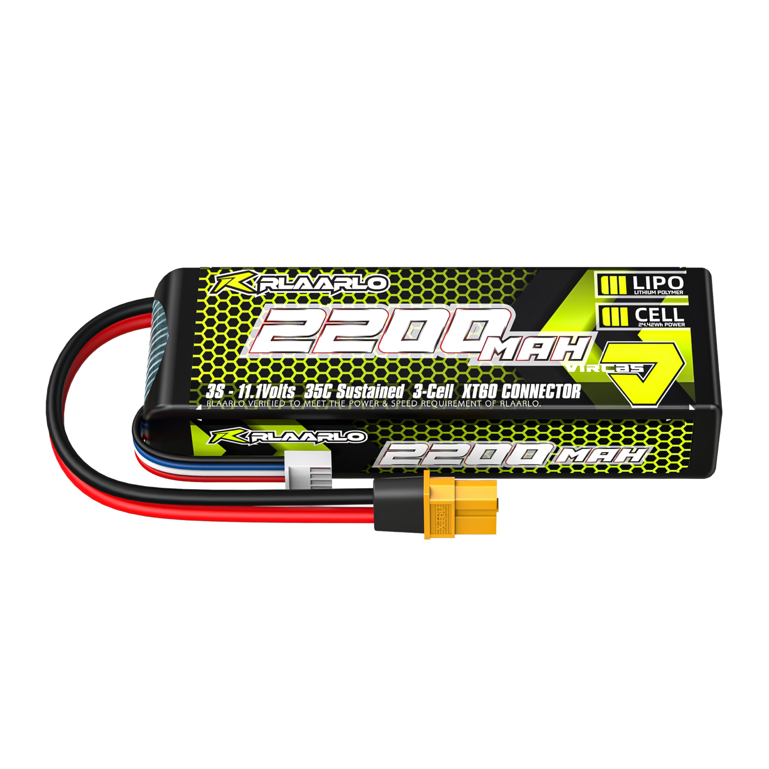Amazon.com: RIAARIO 3s Lipo Battery 35C 2200mAh 11.1V Lipo Battery