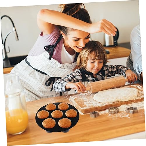 Miniatura 6 de KICHOUSE 1pc Silicone Cake Cup Silicone Gummy Molds Muffin Baking Cup Chocolate Chip Muffin Air Fryer Muffin Cup Silicone Chocolate Mold Round