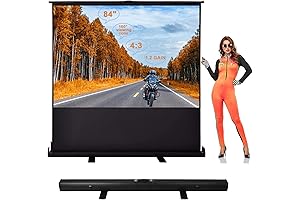 Floor Mount Projector Screen Amazing Projection Experience