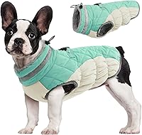 Vista 19 de FUAMEY - Abrigo para perro, tamaño mediano, color rosado, de piel sintética, impermeable, resistente al viento, reflectante, para clima frío