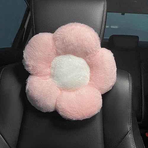 seemehappy Almohada decorativa para reposacabezas de automóvil, almohadas para asiento de automóvil, almohadillas para el cuello del asiento de