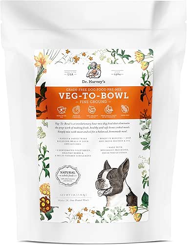 Dr. Harvey's Veg-to-Bowl Fine Ground Dog Food, Human Grade Dehydrated