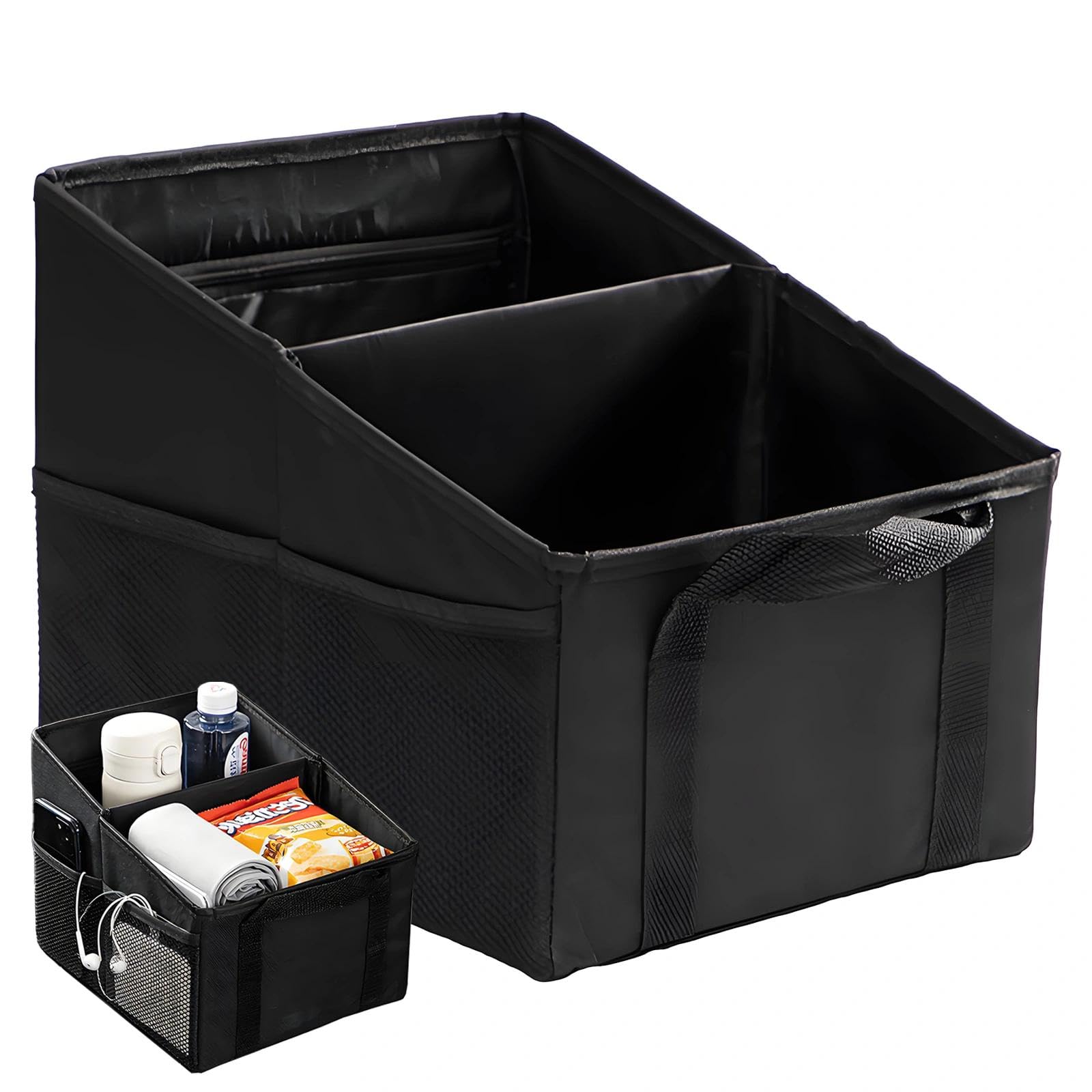 SHILIUZHI Car Organiser,Car Seat Organizer,Front And Rear Seat Storage Compartment.Fits Toys,Snacks,Cups,Books And Tissues,Keeps Your Cars Neat Clutter Free.