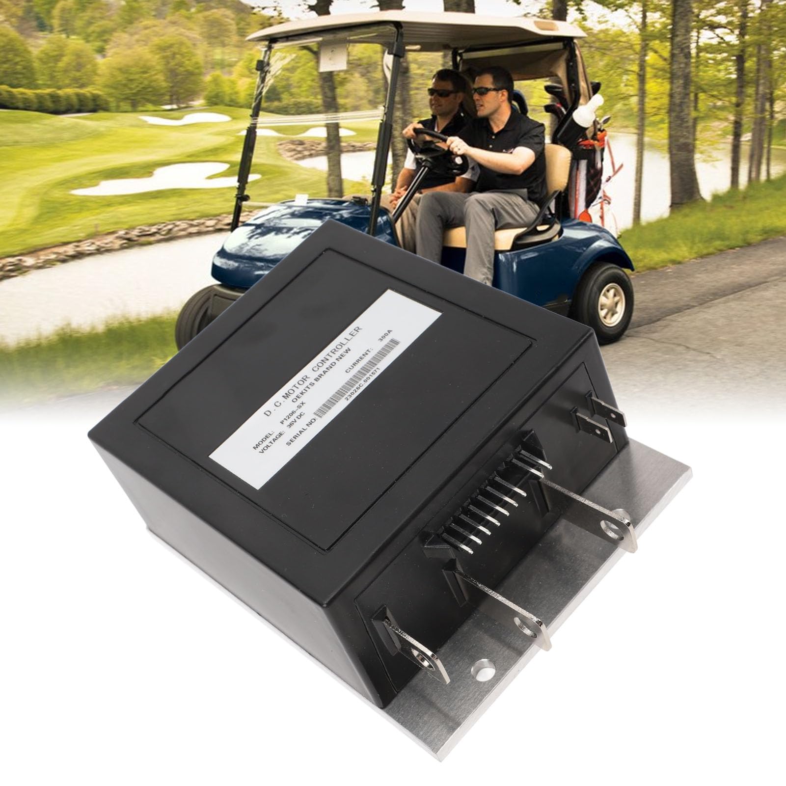 Cryfokt Sterownik Silnika Wózka Golfowego 48 V 300 A, z DCS i Hamowaniem Regeneracyjnym, Zamiennik Medalisty EZGO TXT 1995-2000