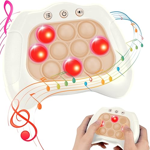 Juego de burbujas de empuje rápido, juego de burbujas iluminado para niños y adultos, juego electrónico de burbujas de empuje rápido, juguetes para