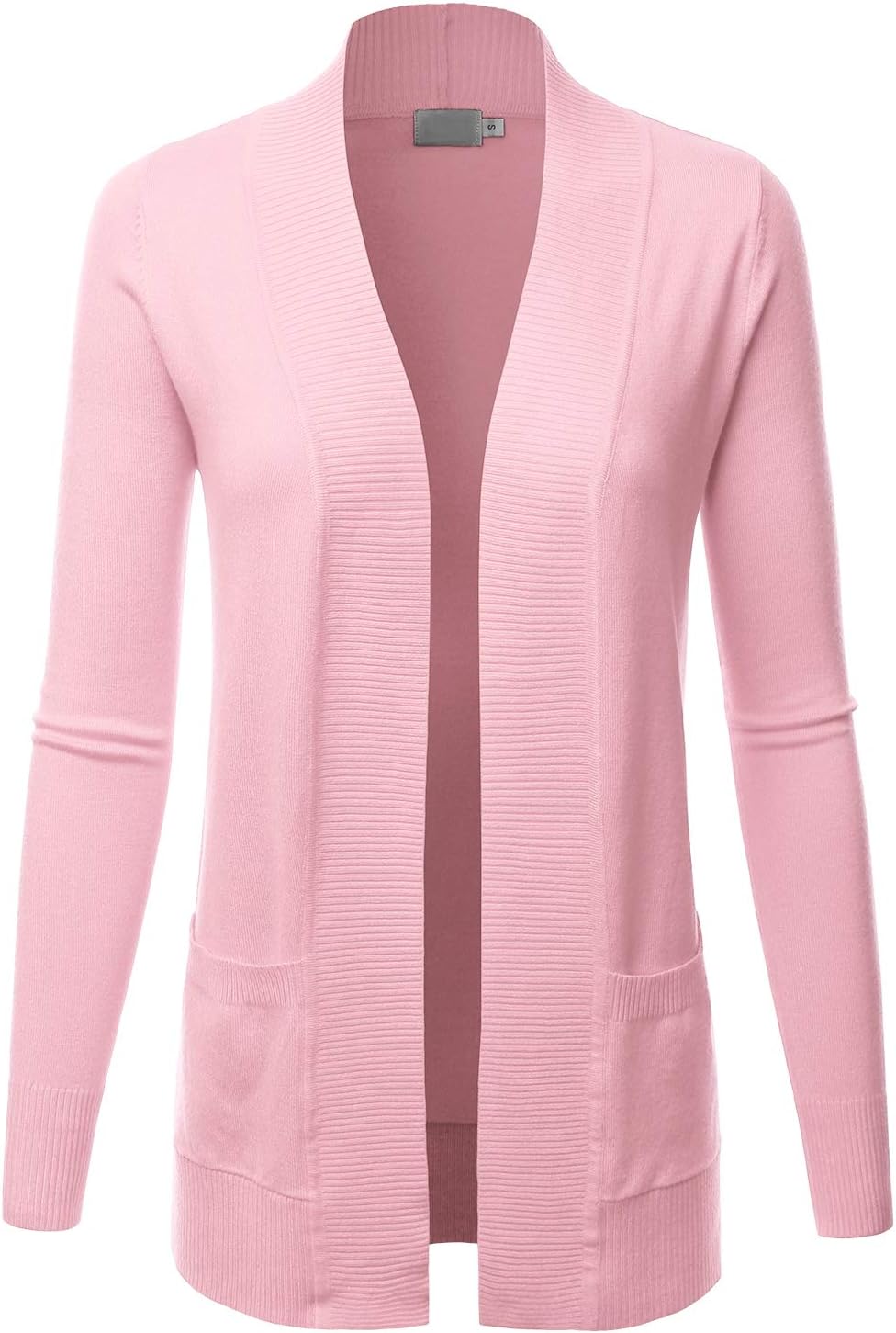 LALABEE Women's Open Front Pockets Knit Long Sleeve Sweater Cardigan(S~3XL)