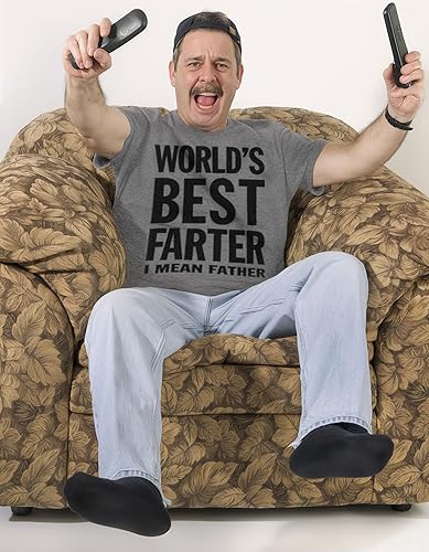 Miniatura 5 de Tstars World Best Farter I Mean Father - Camiseta divertida para hombre A1