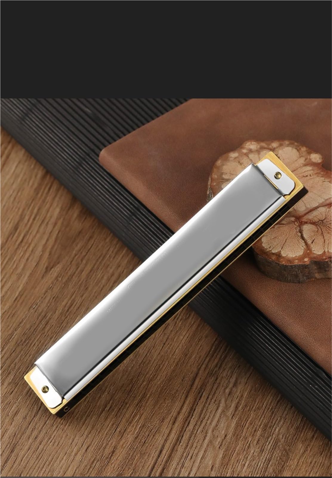 Professional Harmonica Harmonica Diatonique 24 Trous En Do Majeur Instrument Professionnel Pour Adultes