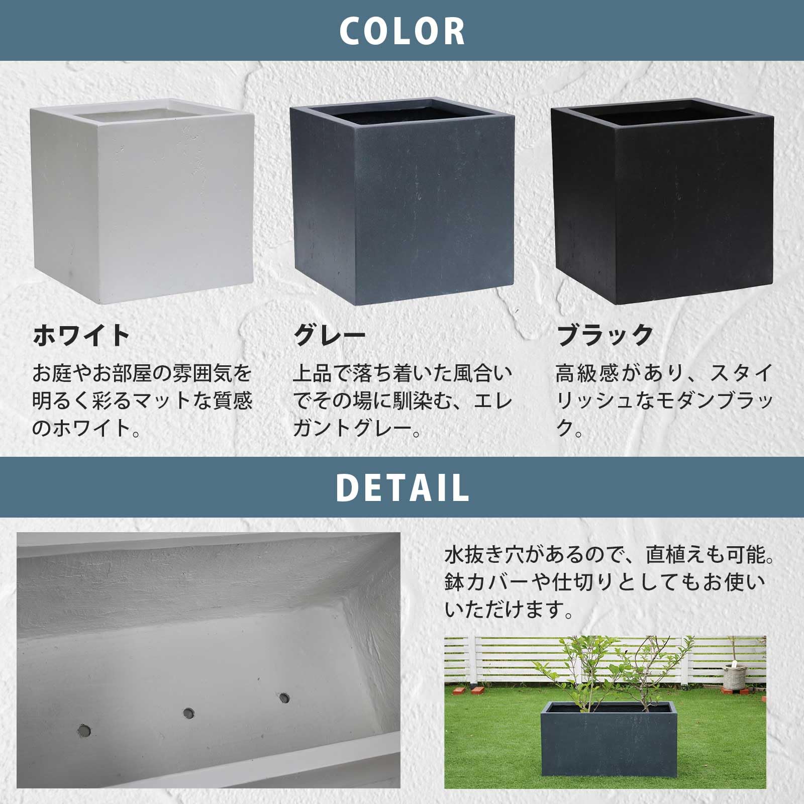 Amazon.co.jp: ガーデンガーデン ファイバークレイプランター クレイ