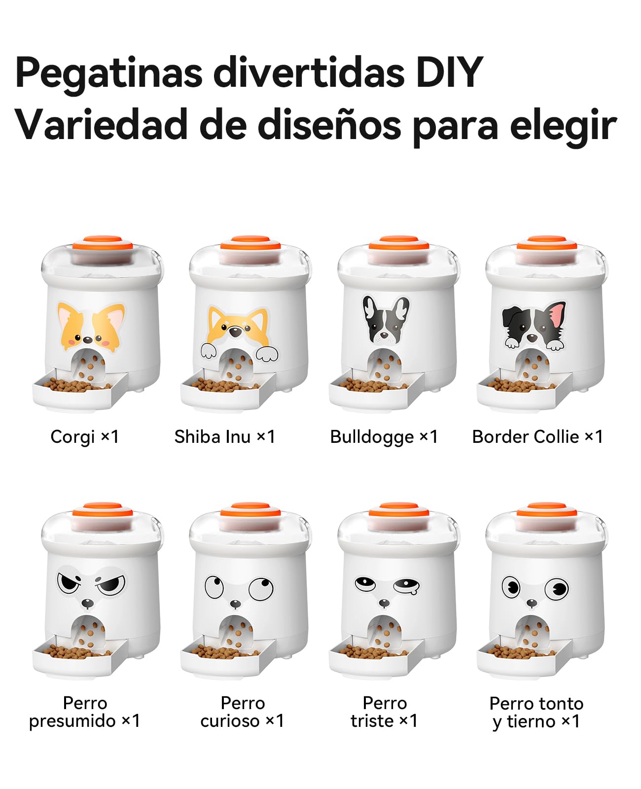 ROJECO Juguete Puzzle para Perros y Gatos, Dispensador de Golosinas Interactivo con Mando a Distancia 30m, Grabación de Voz, Capacidad 300ml, Recargable USB-C, Anti-Estrés y Estimulación Mental