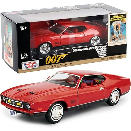 Motor Max 1971 Ford Mustang Mach I, James Bond Edition