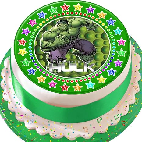 Incredible Hulk Green Star Border Birthday Precut Edible Icing Cake Topper Decoration Amazon Co Uk Grocery Incredible Hulk Green Star Border Birthday Precut Edible Icing Cake Topper Decoration Amazon Co Uk Grocery