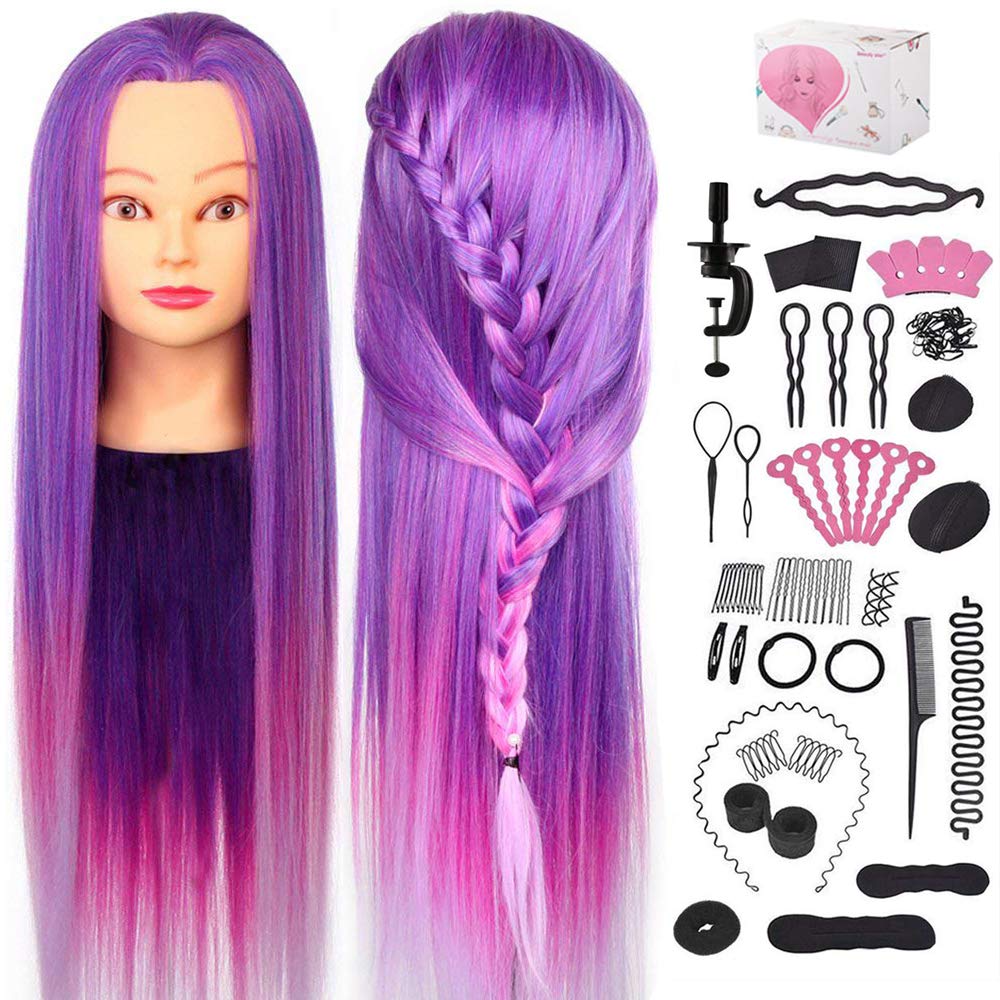 26 28 Mannequin Head Hair Styling Training Head Manikin