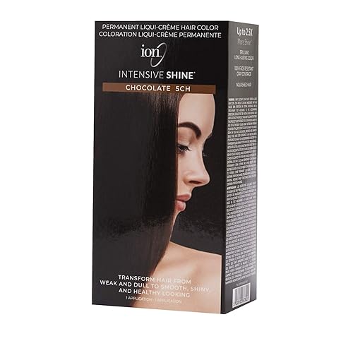 Miniatura 1 de ION Intensive Shine - Kit de color permanente para el cabello Liqui-Creme, resistente a la decoloración, cobertura de canas, 2.5 veces más brillo,