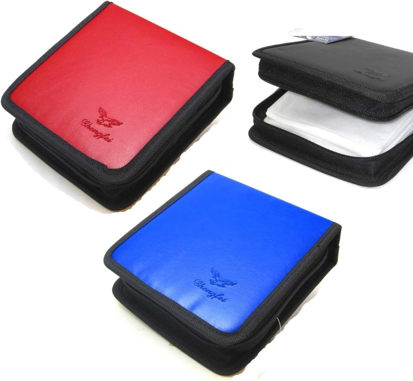 Online Best Service 48 Disc CD DVD Case Wallet Album Carry Storage Holder with Zipper & Handle