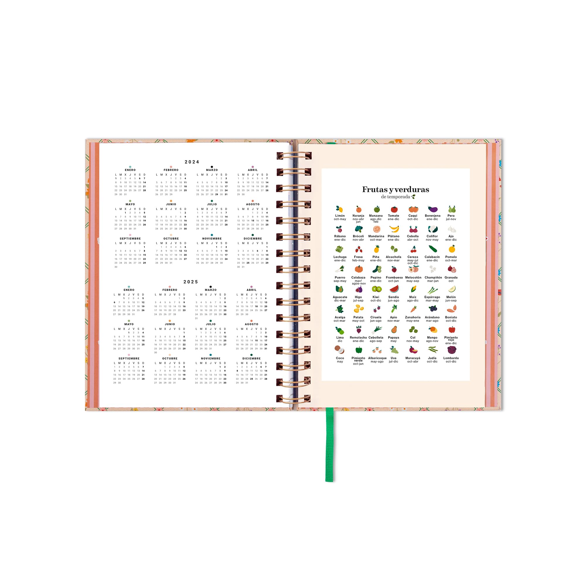 UO Annual Diary In the Flower of Life Day Page: Starts in January 2024 and ends in December 2024, Hardcover - Image 3