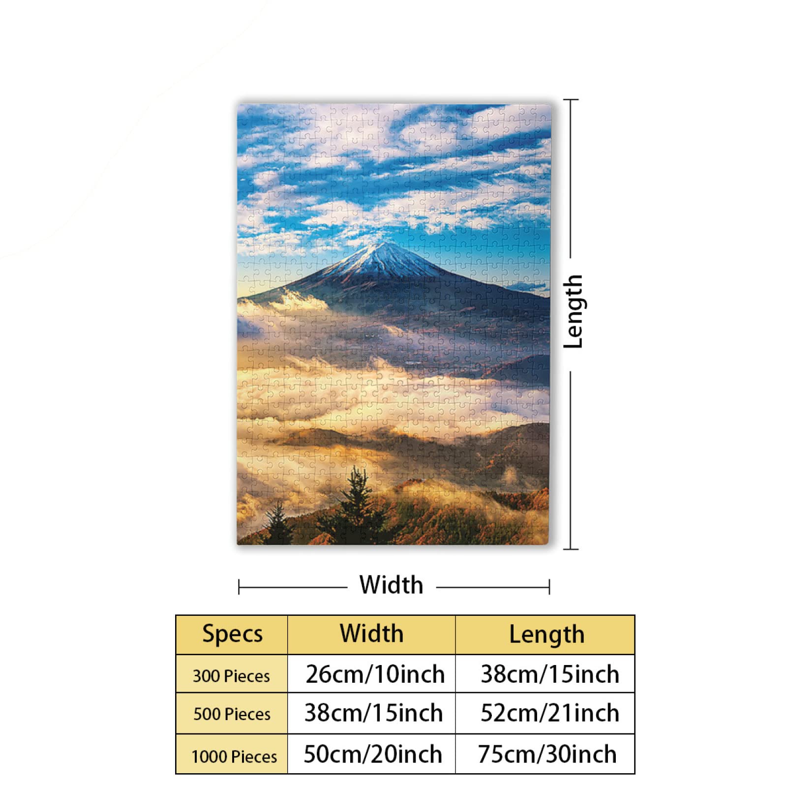 森の朝　1000ピース ジグソーパズル 風景画 50x75cm Amazon.co.jp: Hzong 1000ピース ジグソーパズル 風景 朝陽輝く金雲