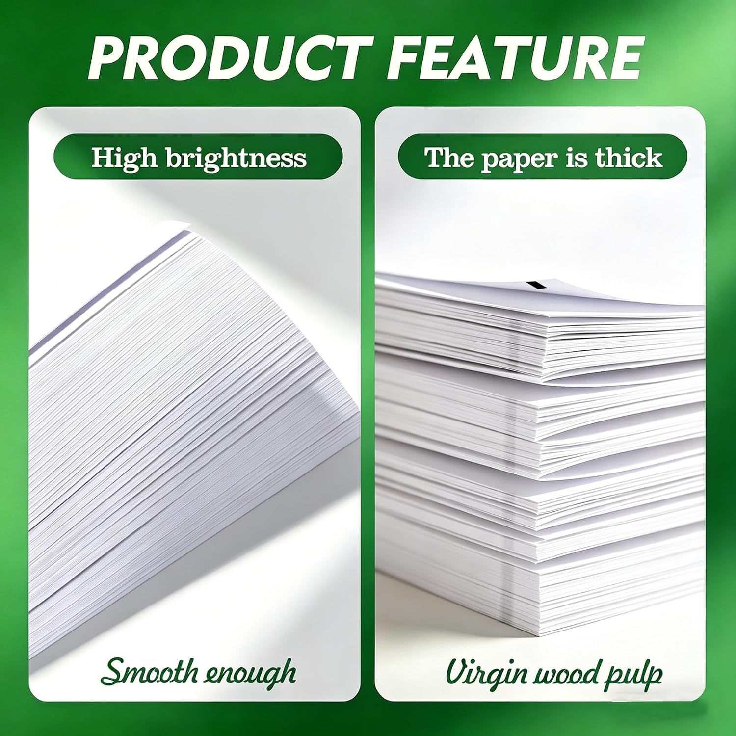 Thermal Printer Paper 8.5 x 11 US Letter InklessPrinting Paper 100 Sheets image 5