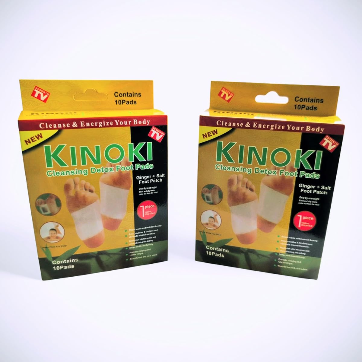 MicroNest Kinoki Detox Foot Patch with Adhesive Sheets | Natural Herbal Foot &