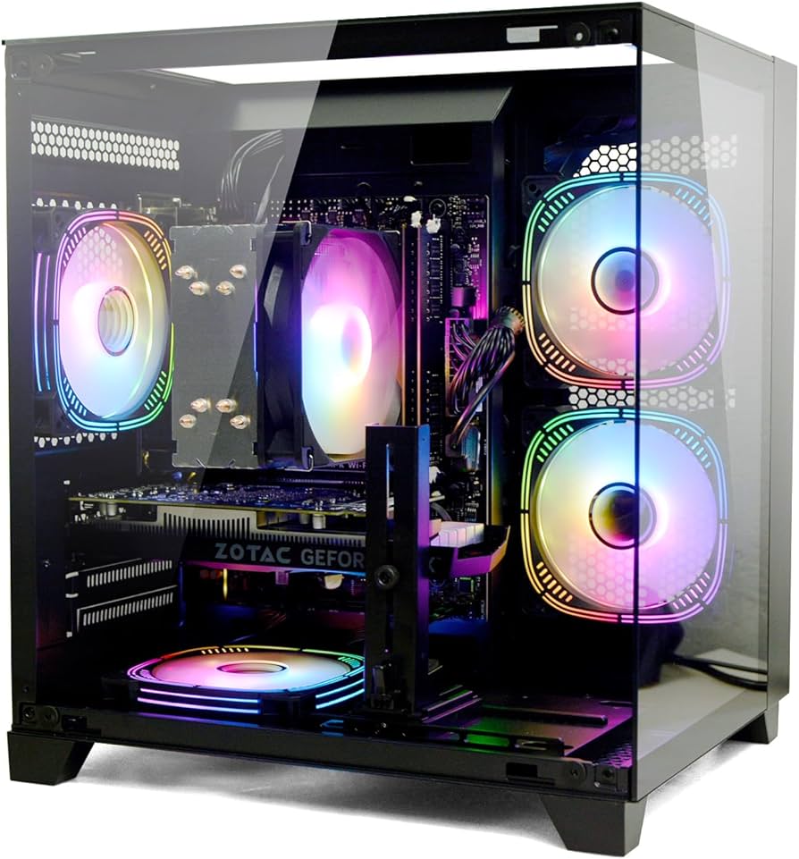 Amazon.com: LXZ Gaming PC Desktop, I5-12400F, 2.5GHz, GeForce RTX