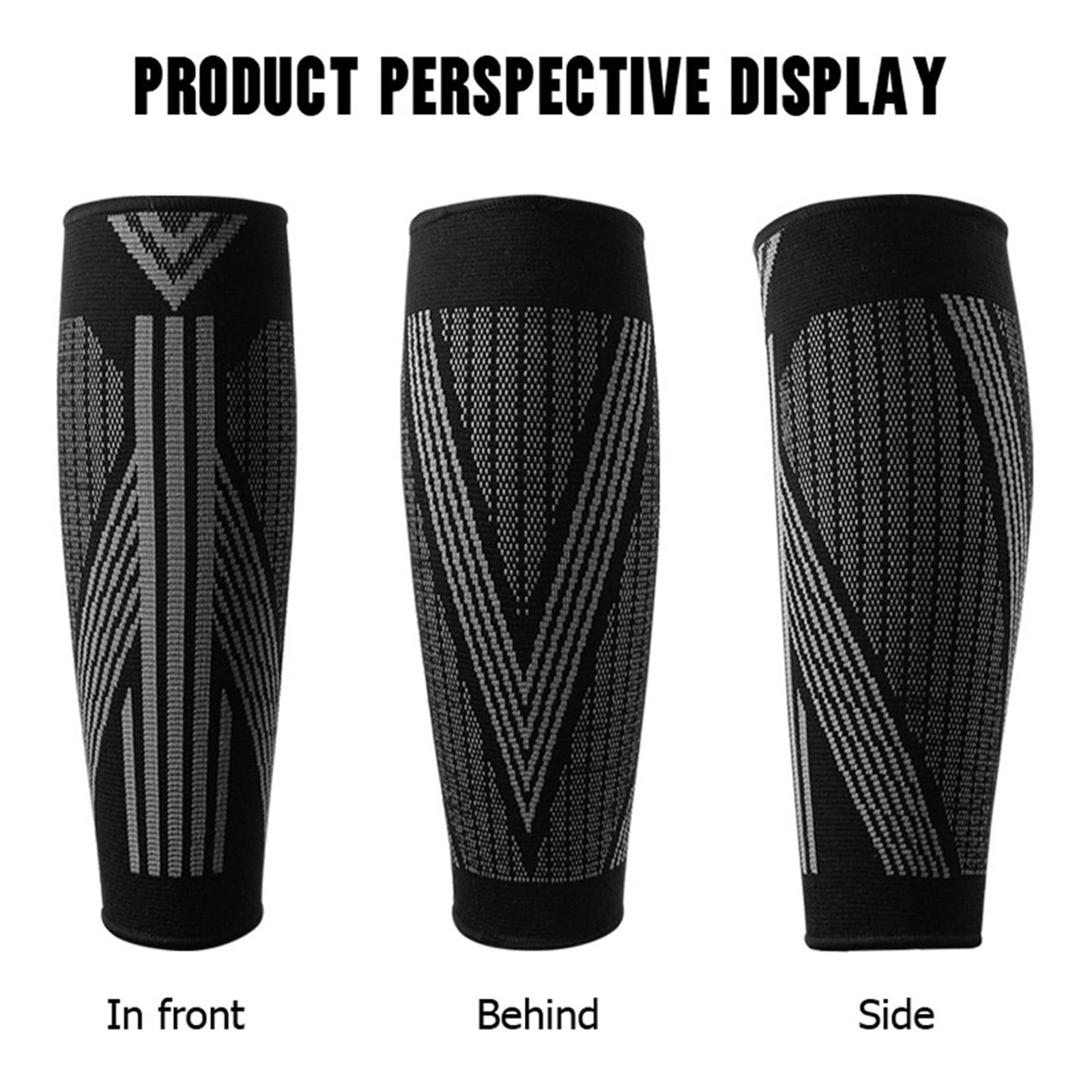 Manchon de Compression Jambe 1 paire de manchons compression for mollets for hommes et femmes, chaussettes sans pieds for coureurs Pour le sport