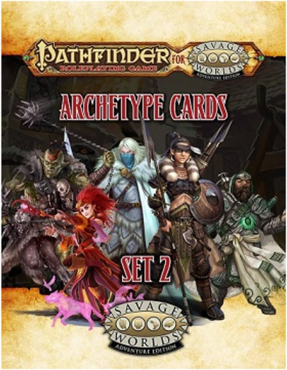 Pathfinder for Savage Worlds RPG: Archetype Cards Set 2