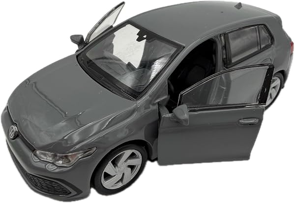 DROMADER Volkswagen VW Golf 8 GTI Miniature à l'échelle 1:39, Grise - Modèle de Collection détaillé Welly | Véhicule Miniature - 5