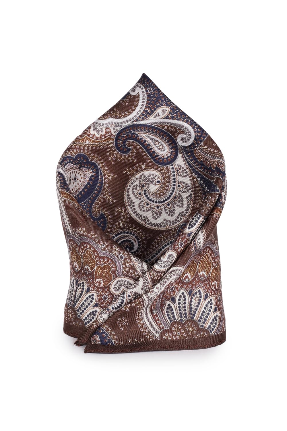 van heusen Men Brown Print Party Pocket Square-picture-16
