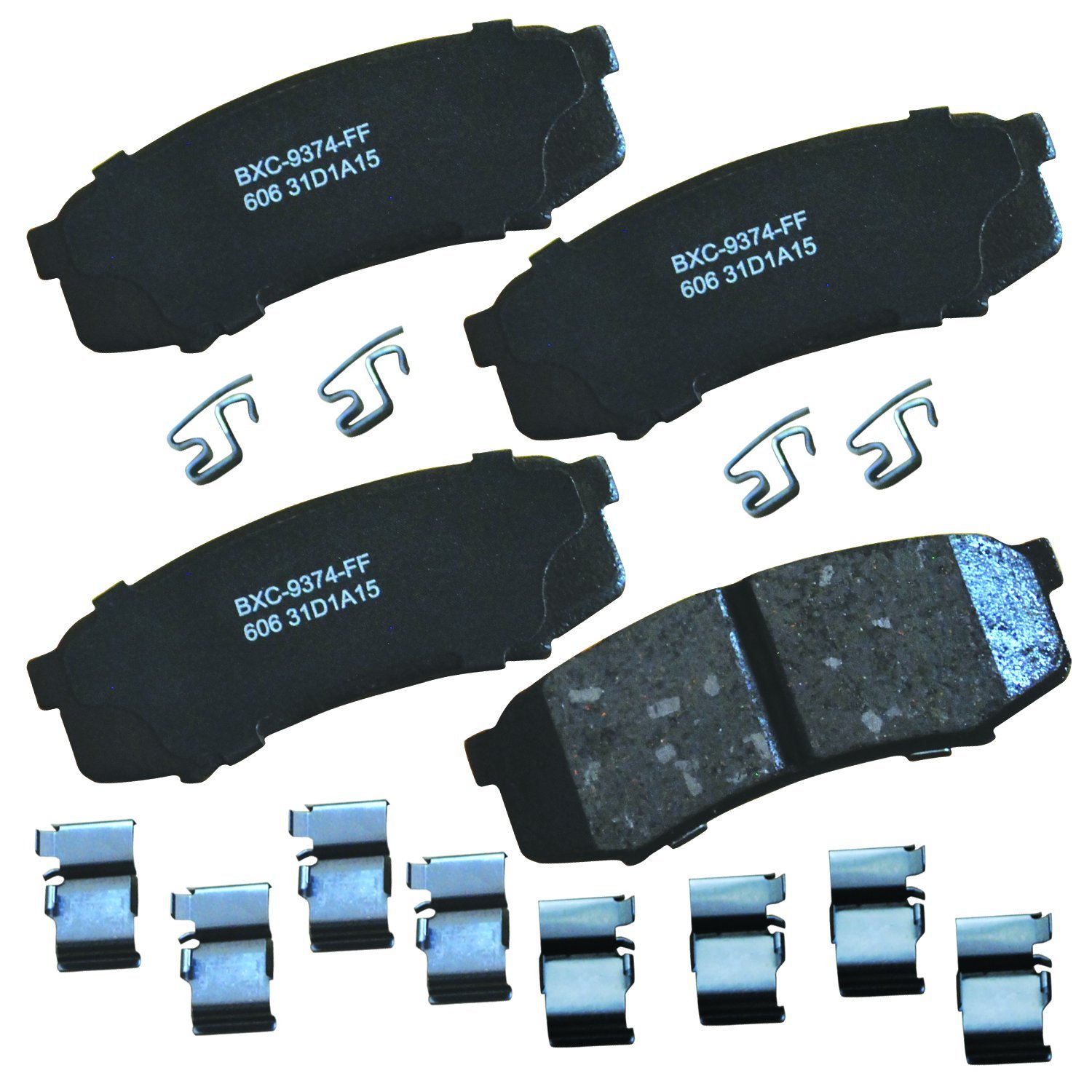 Bendix Premium SBC606 Ceramic Rear Brake Pads for Select Models Lexus GX460, GX470, LX450, Mitsubishi Montero, Montero Sport, Toyota 4Runner, FJ Cruiser, Land Sequoia
