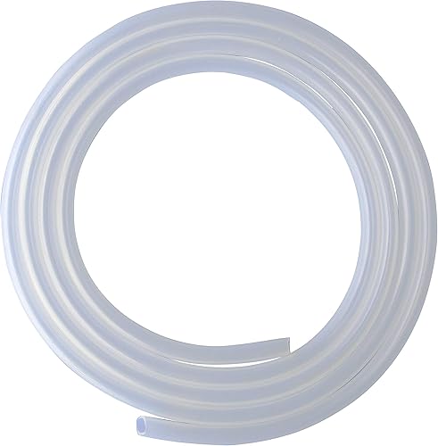 HFS (R) Tubo de silicona de 12 pulgadas de diámetro x 710 pulgadas de diámetro x 100 pies de diámetro transparente de grado alimenticio