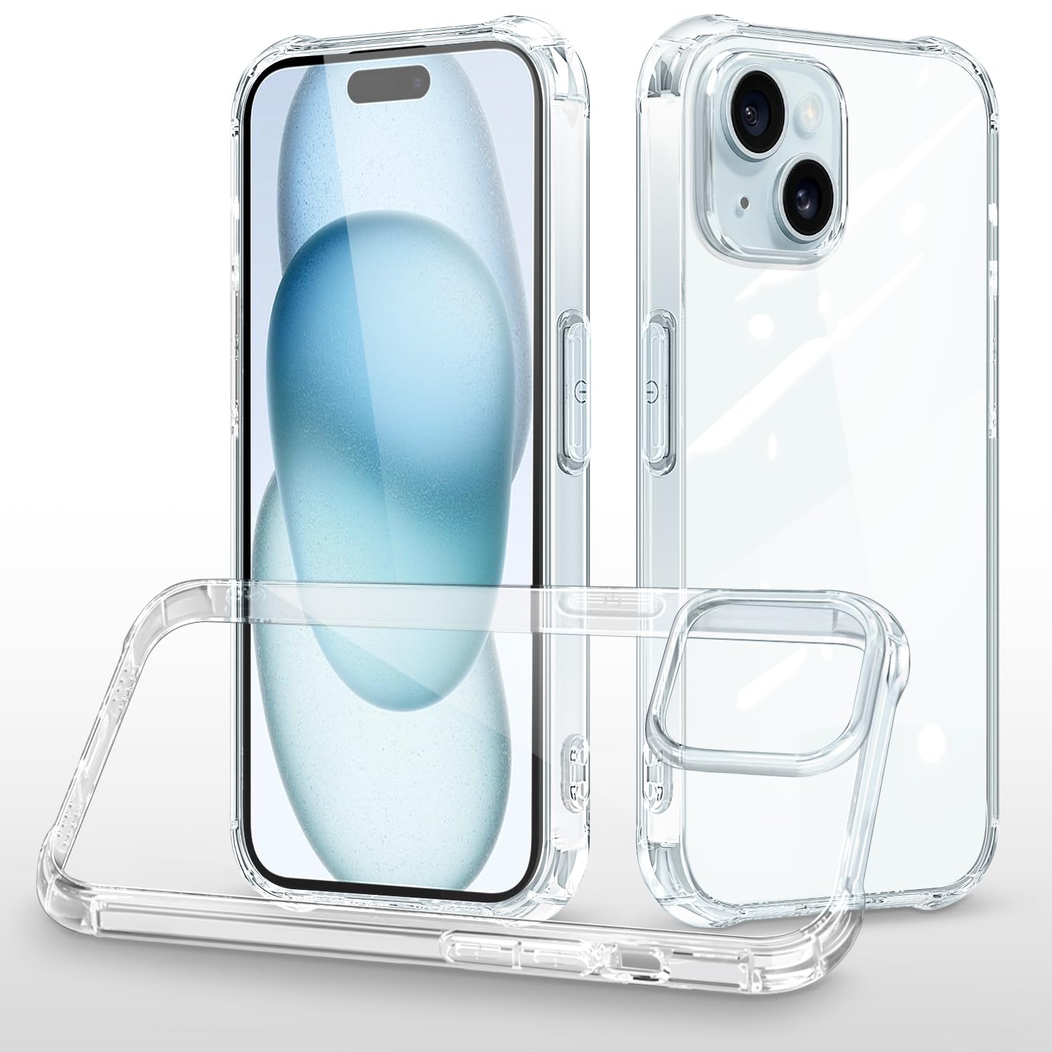 Amazon.co.jp: Yidahe iPhone 15 Plus 用 ケース クリア
