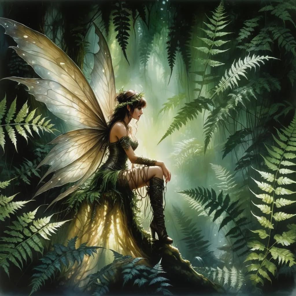 Forest Fairies -1000 Pieces of Adult Puzzle - Active Mind Party Fun - Each Piece is a Unique Piece That fits Perfectly Together