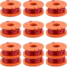 TOMOON 12 Pack WA0010 Trimmer Line Spools-Compatible with W.orx String Trimmer-0.065" Weed Wacker String,PA6-GF30 Trimmer Spool-Replace WA0004 WG163 WG165 WG180