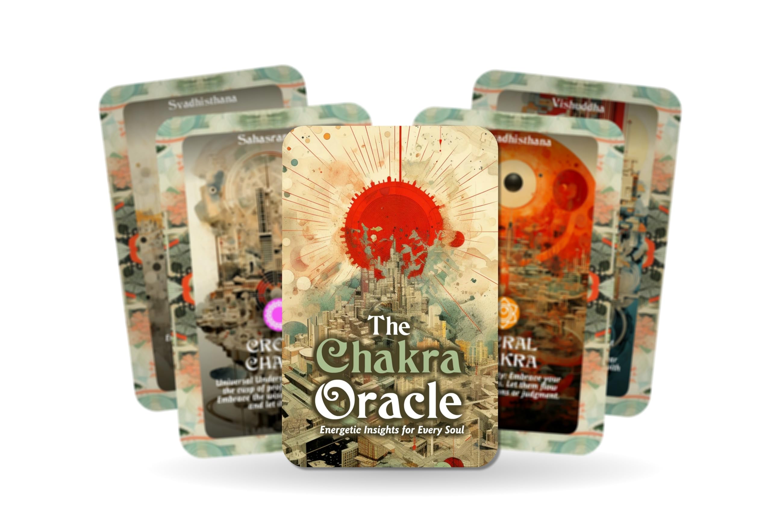 Ibiza Tarot- The Chakra Oracle - Energetic Insight for Every Soul-22 Major Arcana| Fortune Telling Tarot Cards Deck for Beginners| Authentic Tarot Experience - Set of 22 Cards