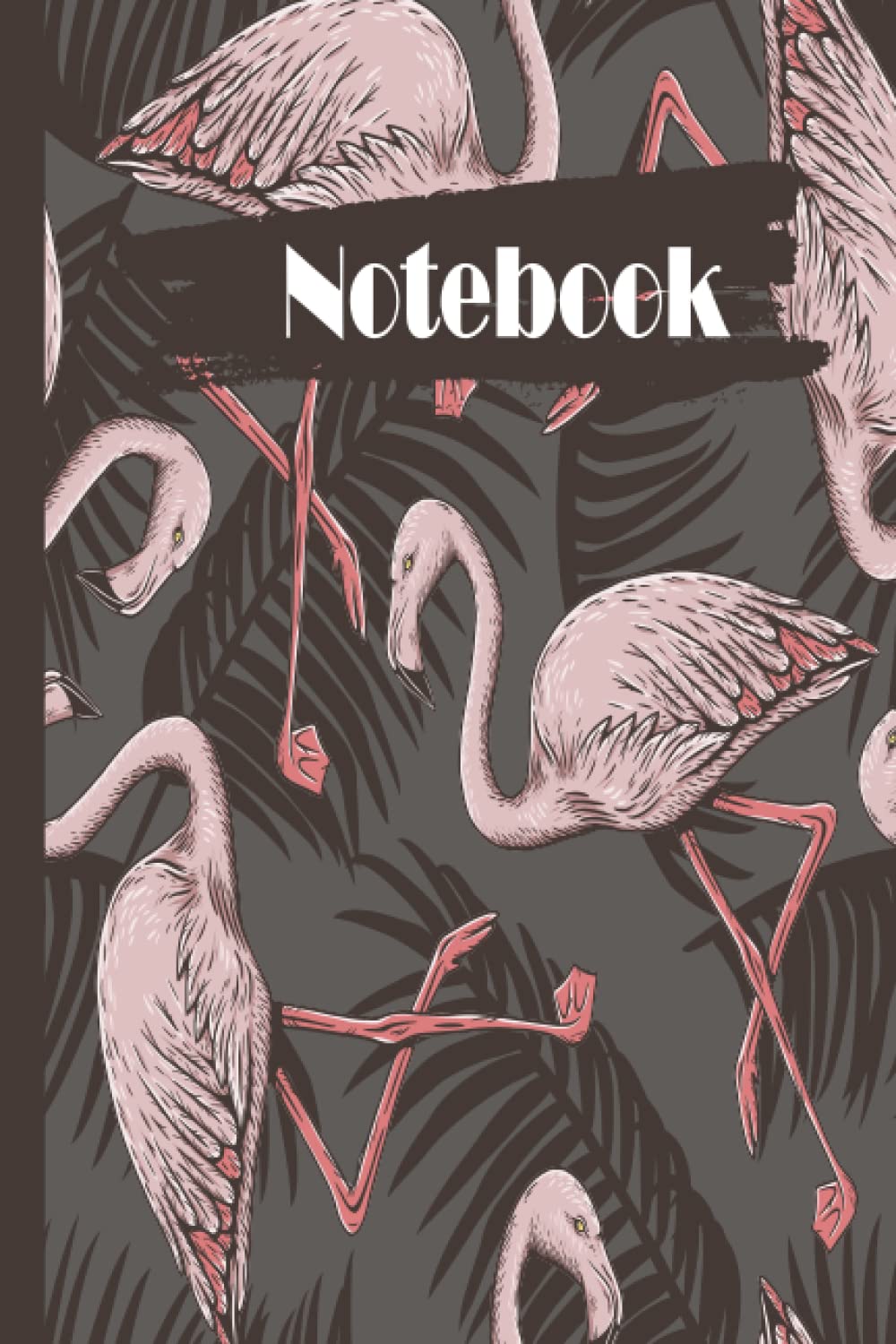 Flamingo Notebook Flamingo Notebook Wide Ruled Lined Paper