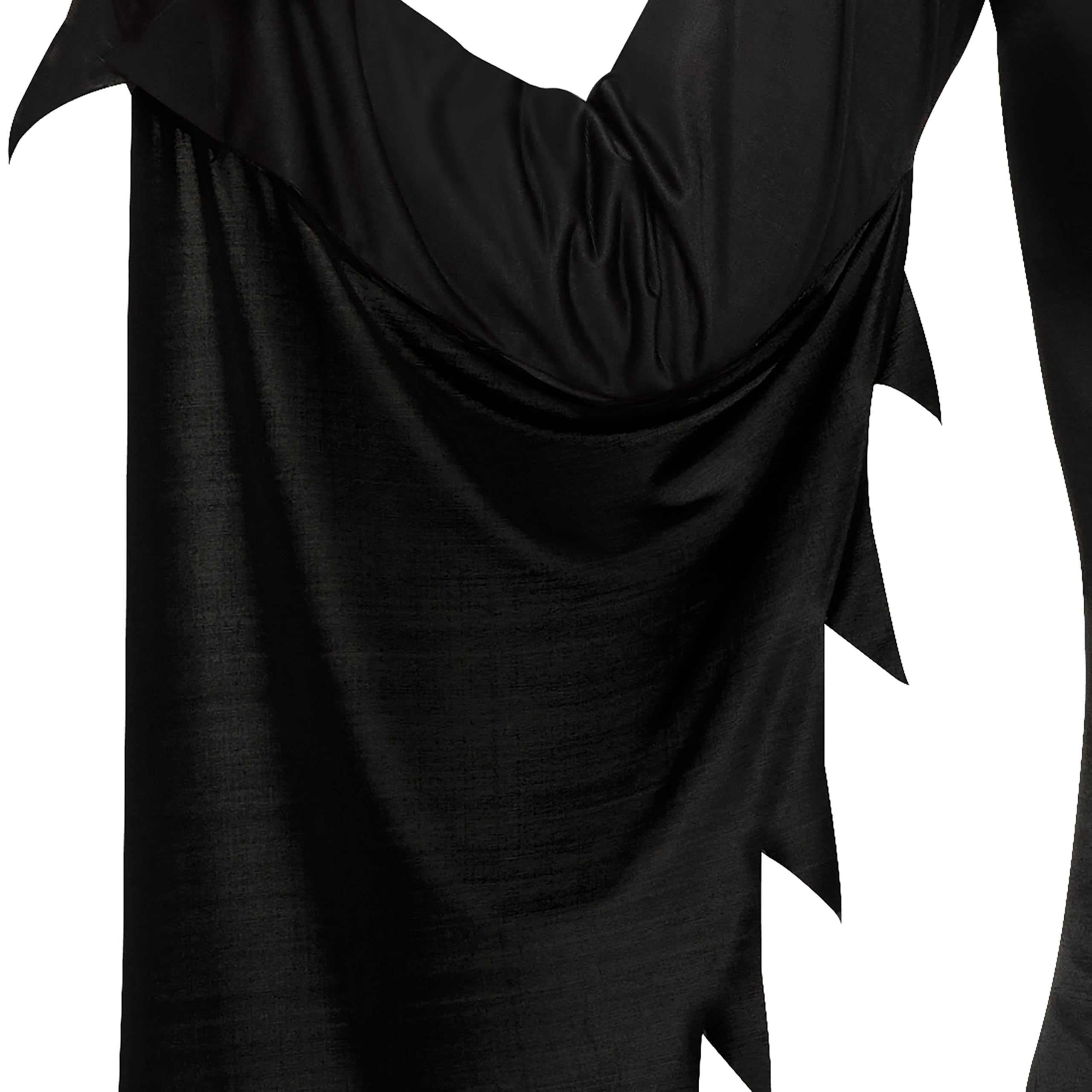 Fun World Ghost Face Womens Costume Glamour Robe Dress Icon of Halloween (Medium/Large (10-14), Glamour Robe Dress): Small-Medium 2/8 Black