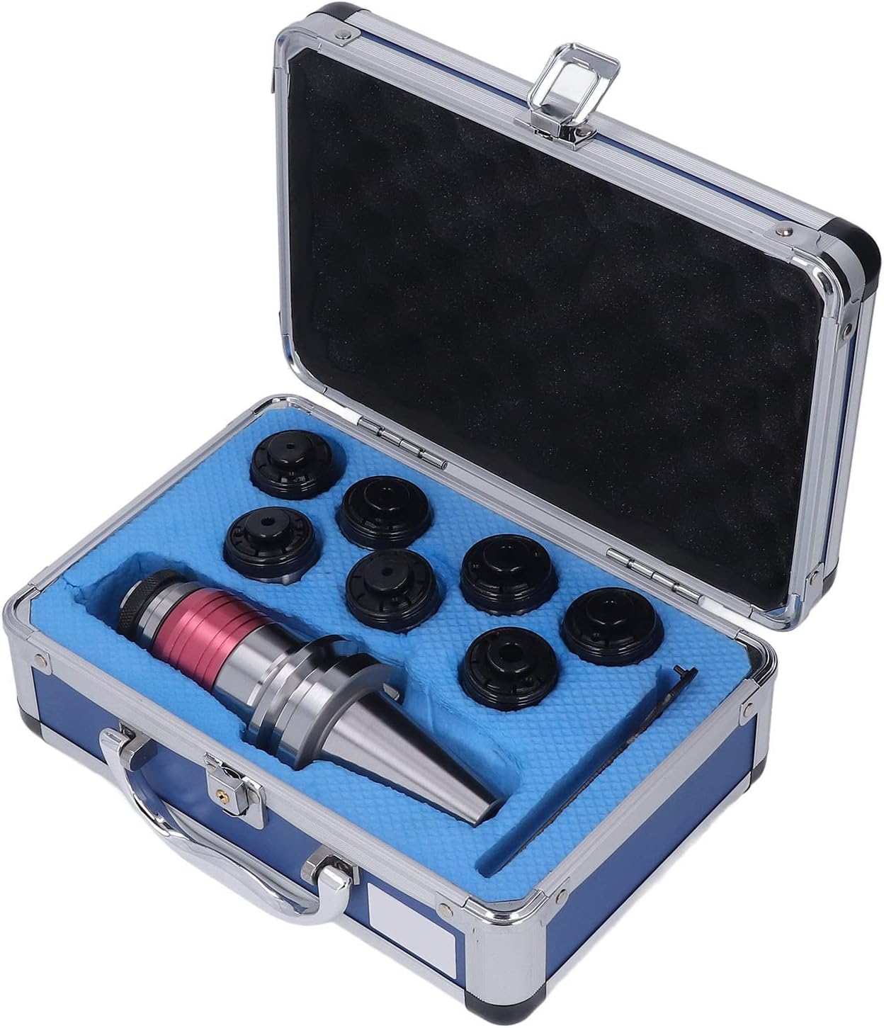 Hyuduo BT40 Tapping Collet Set for CNC Milling Machines 7-Piece Tap Chuck Kit with GT12 Tool Holder and Precision Workholding Collets