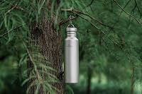 Boundless Voyage Titánium Kulacs 750ml - Ultrakönnyű Túra Sportpalack Titán Fedéllel Kempingezéshez, Kerékpározáshoz, Túrázáshoz 7