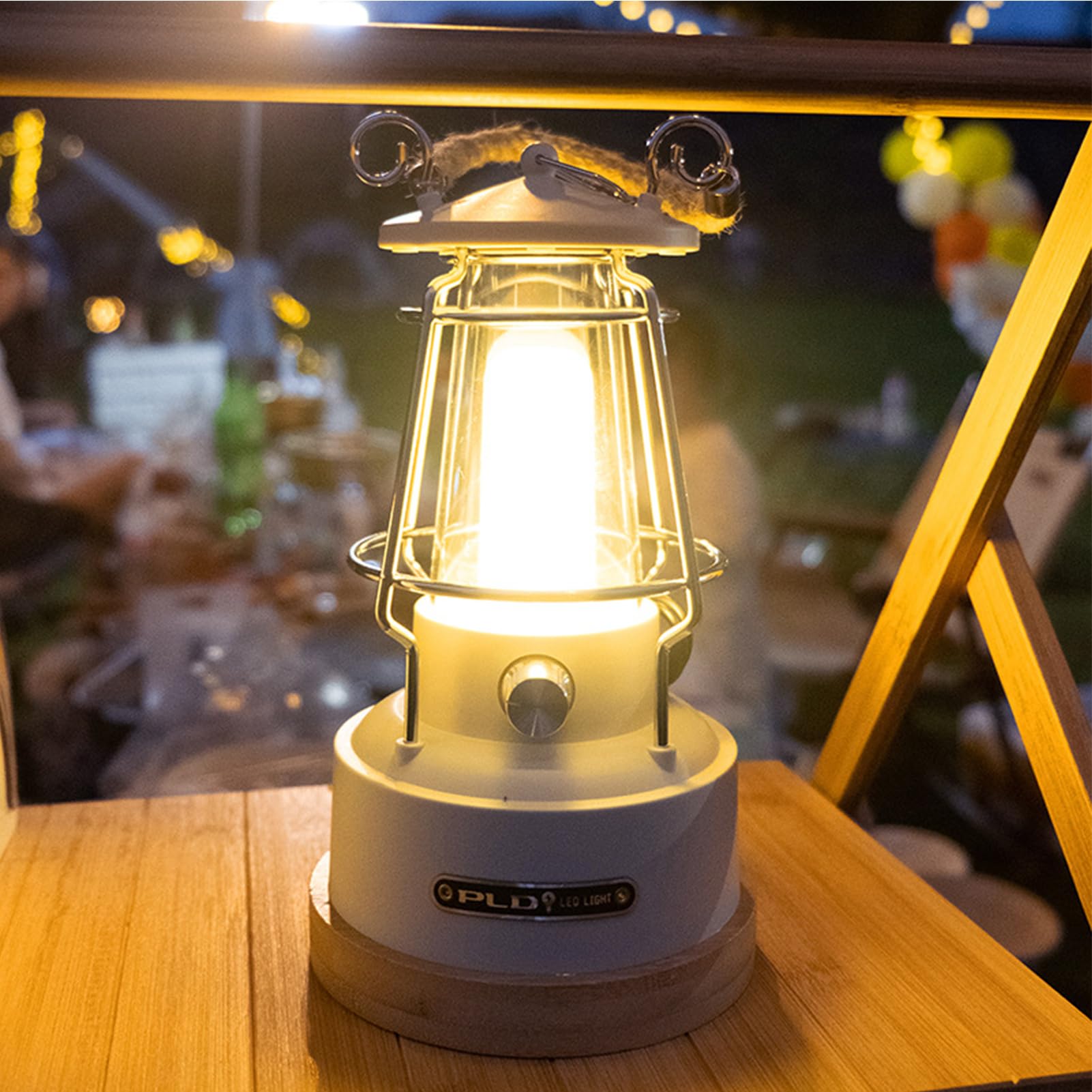 Lampa Kempingowa LED z Vintage Design